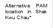Alternative PAM location in Shek Kwu Chau*